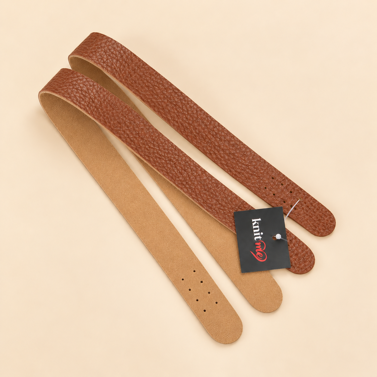 Spor Dikiş Çanta Askısı (Çift) 42 cm x 2,5 cm Taba
