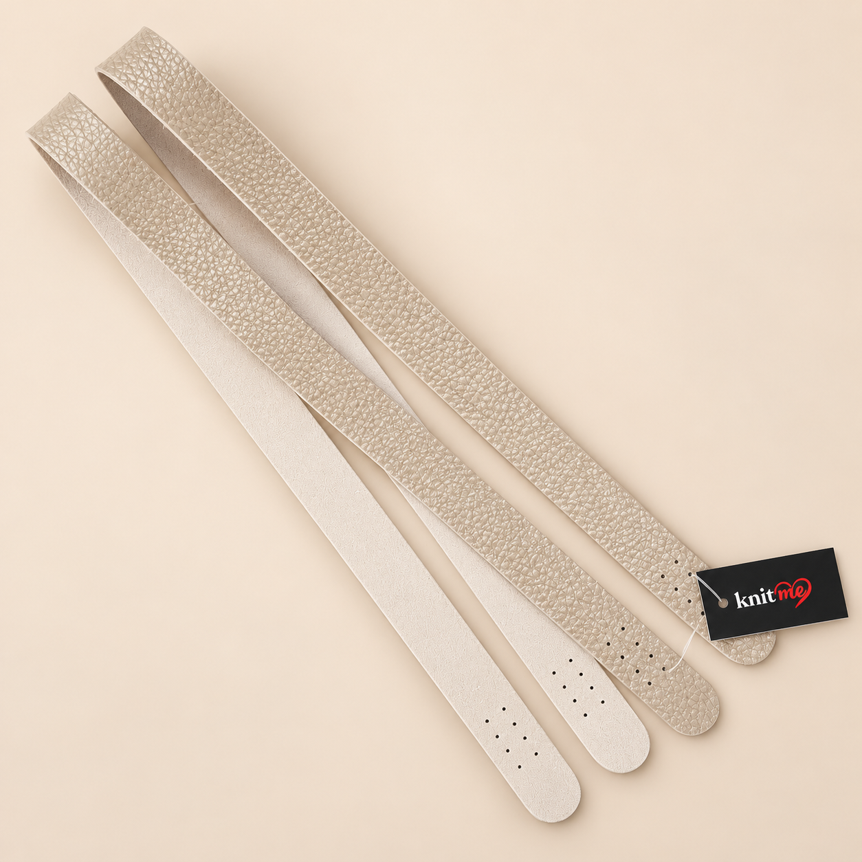 Spor Dikiş Çanta Askısı (Çift) 75 cm x 2,5 cm Bej