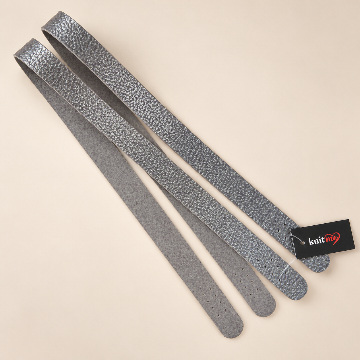 Spor Dikiş Çanta Askısı (Çift) 75 cm x 2,5 cm Gri