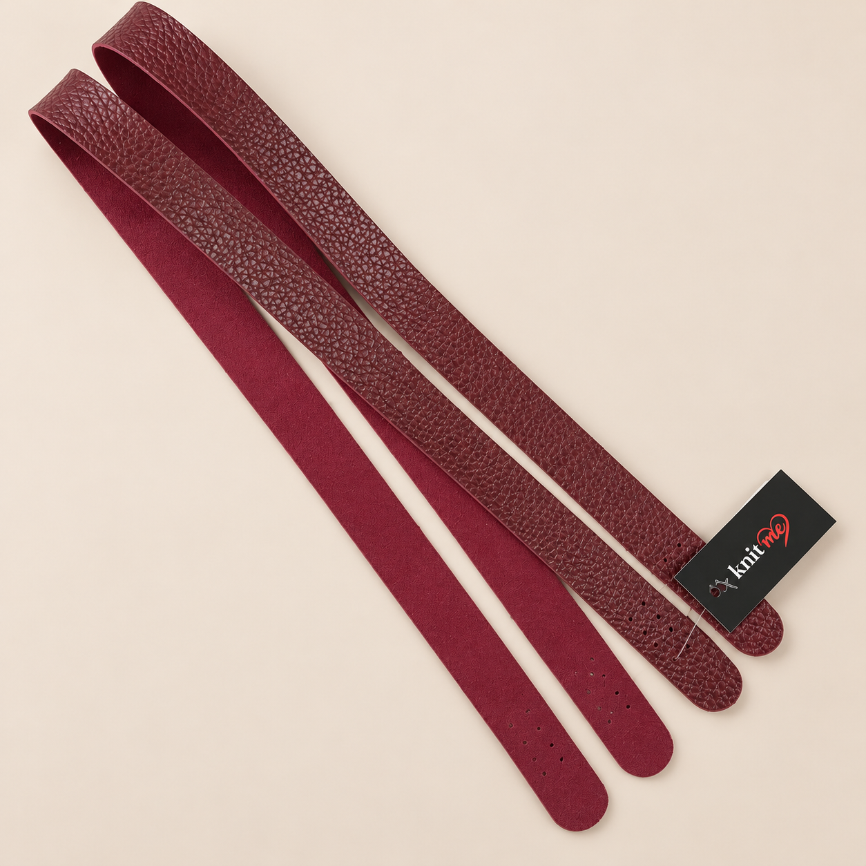 Spor Dikiş Çanta Askısı (Çift) 75 cm x 2,5 cm Bordo
