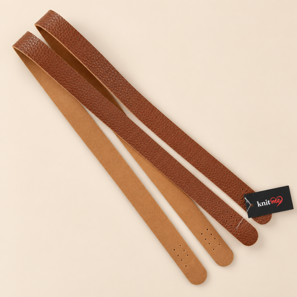Spor Dikiş Çanta Askısı (Çift) 75 cm x 2,5 cm Taba