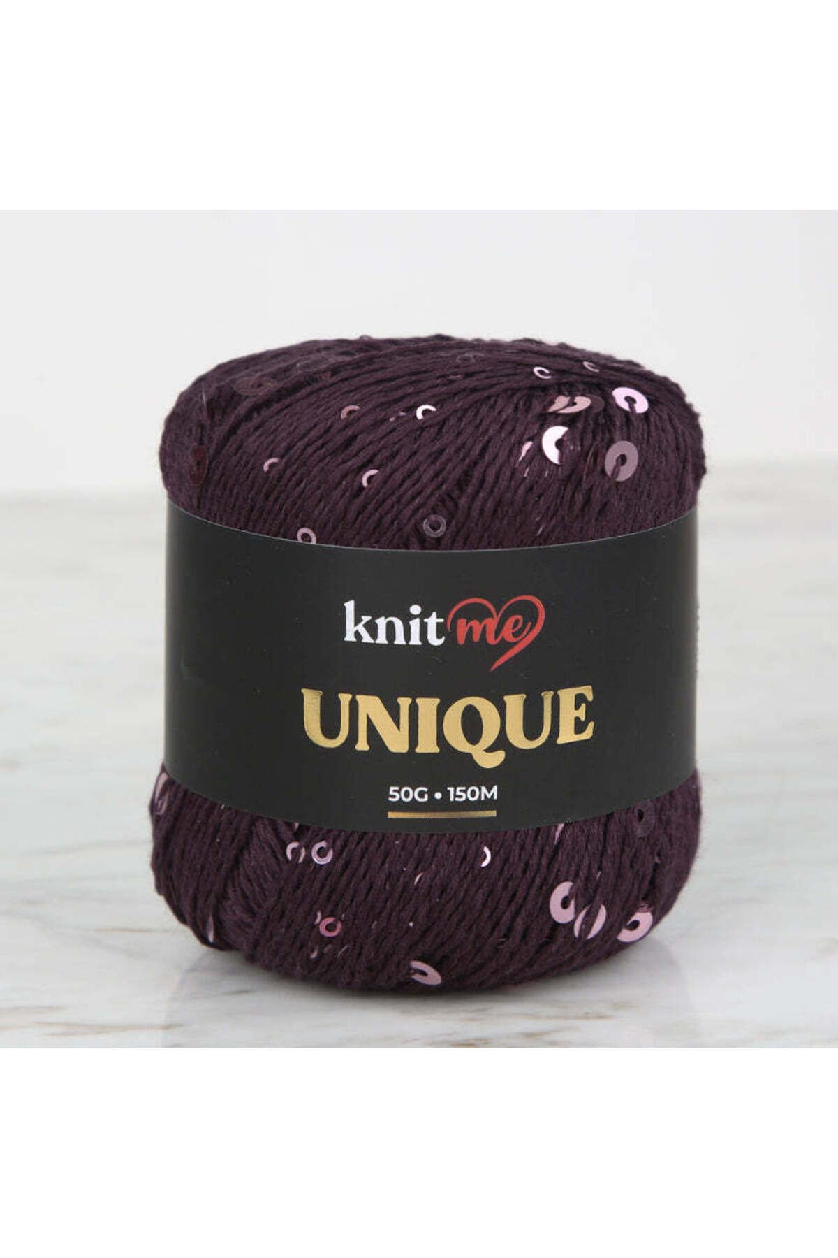 Knit Me Unique Patlıcan Moru