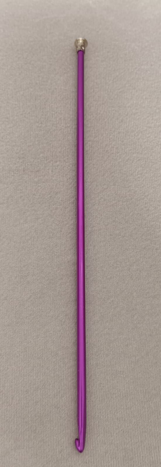 Kartopu Renkli Metal Kısa Gagalı Şiş 25 cm 2,5 mm - Mor