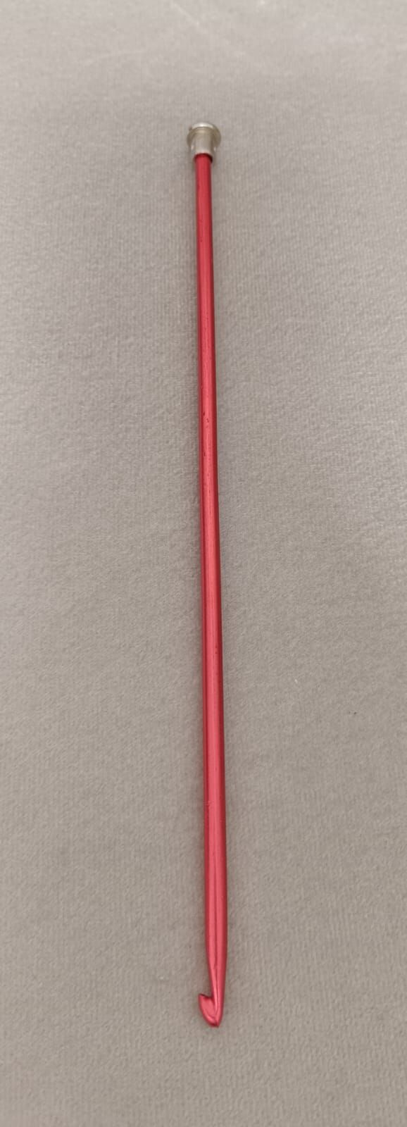 Knit Me Renkli Metal Kısa Gagalı Şiş 25 cm 6 mm - Kırmızı