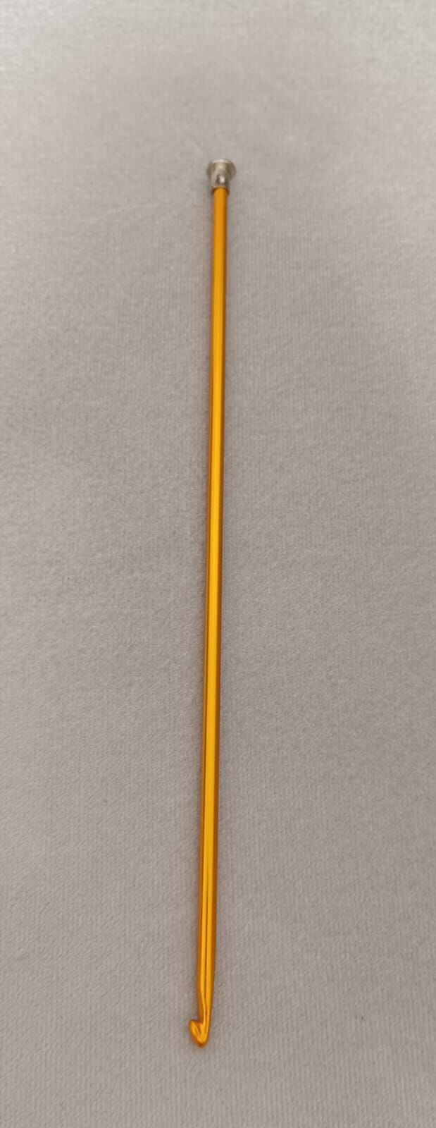 Knit Me Renkli Metal Kısa Gagalı Şiş 25 cm 6 mm - Altın
