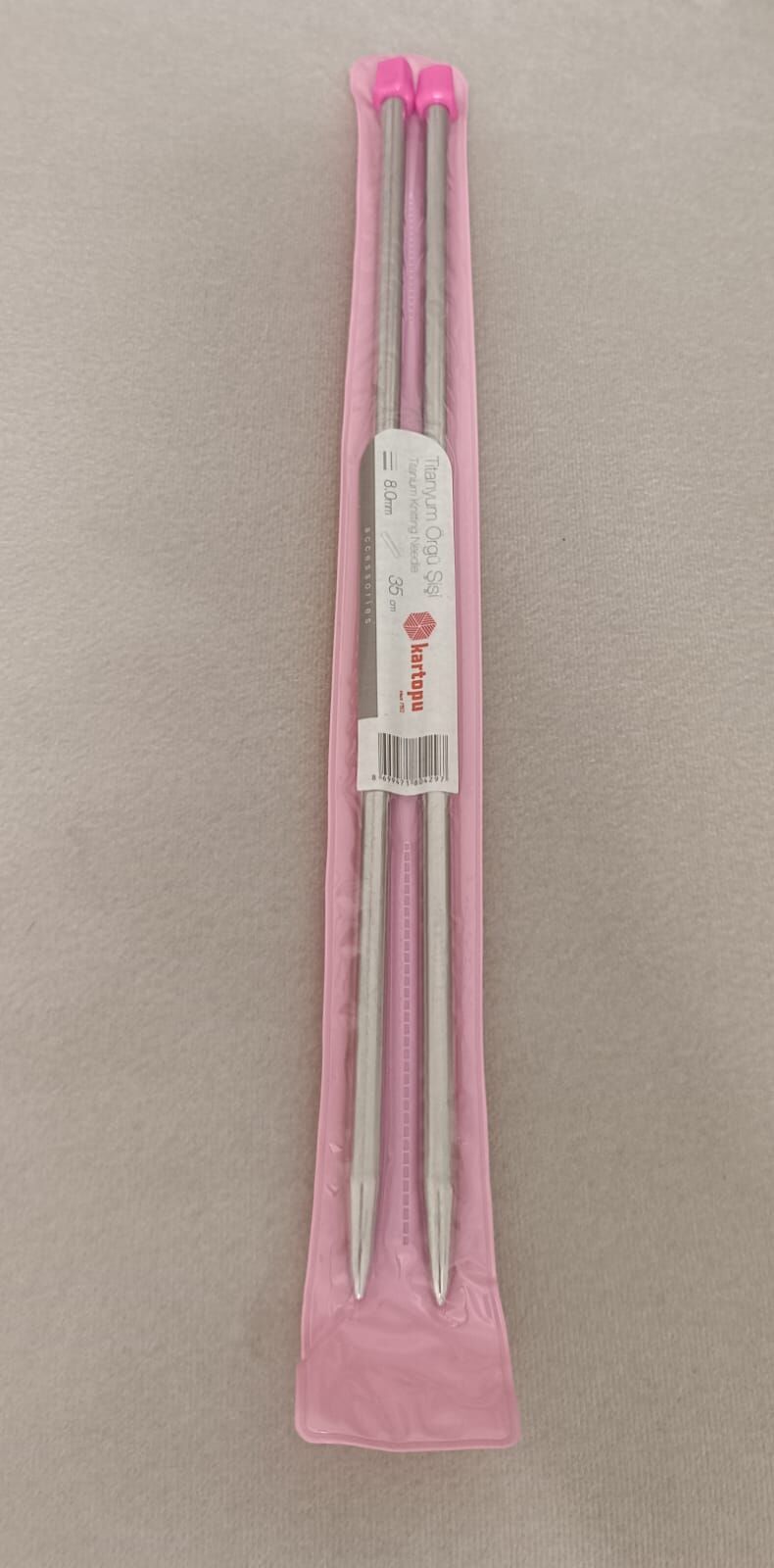 Kartopu Titanyum Örgü Şişi 35 cm 4,5 mm