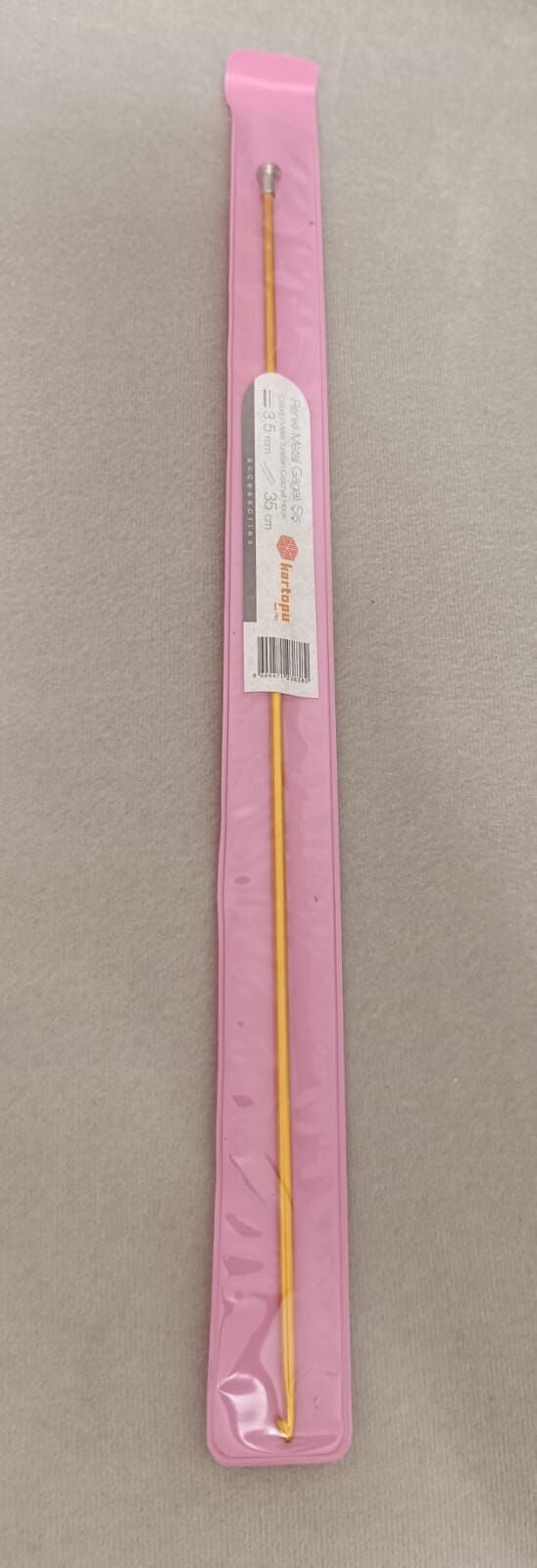 Kartopu Renkli Metal Uzun Gagalı Şiş 35 cm 3 mm - Altın