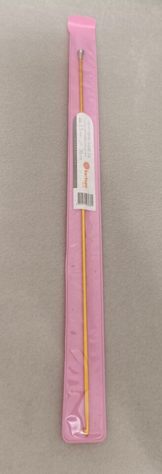 Kartopu Renkli Metal Uzun Gagalı Şiş 35 cm 4 mm - Altın
