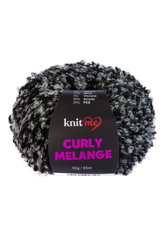 Knit Me Curly Melange